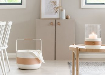 Porte Bûches Emma blanc ELDVARM