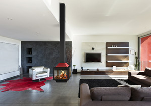 cheminee insert centrale