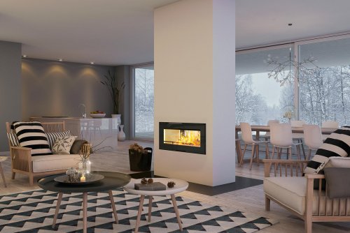 Poêle à bois RIVA STUDIO 2 DUPLEX STOVAX - STOVAX | Cheminée Niçoise
