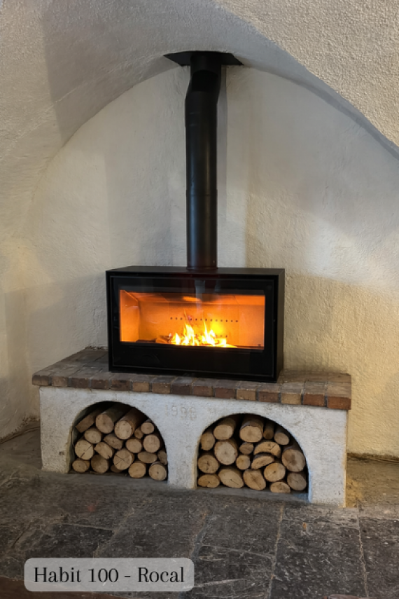 POELE A BOIS - ROCAL - HABIT 100 