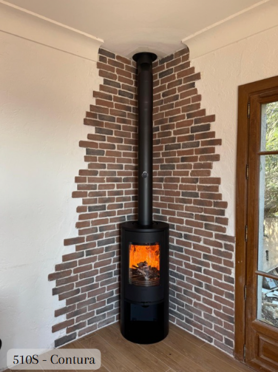 POELE A BOIS - CONTURA - 510S 