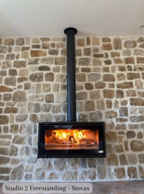 POELE A BOIS - STOVAX - STUDIO 2 FREESTANDING 