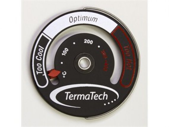 Lot De 2 Thermomètres Pour Tuyaux De Chauffage En Acier Inox - Plage 0 à 120°C - Fixation Par Ressort - Bimétallique Précis